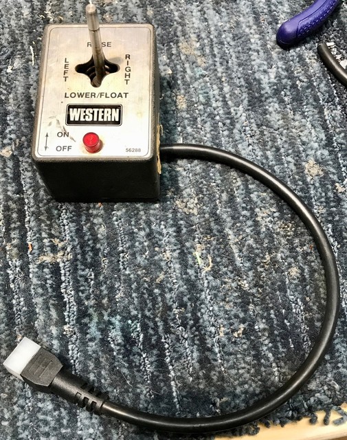 WESTERN FISHER SNOW PLOW 6 PIN CONTROLLER CABLE ASSY w/ PLUG JOYSTICK