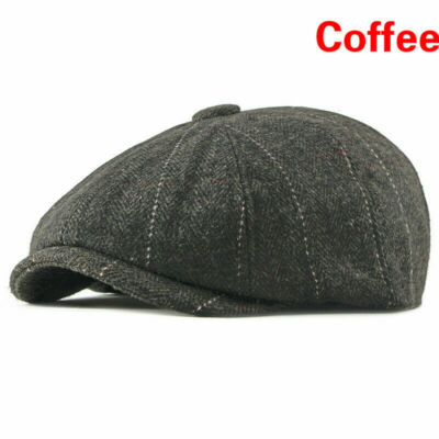 Coppola Uomo Invernale - Berretto Piatto Vintage Regolabile, Stile Gatsby - Foto 9