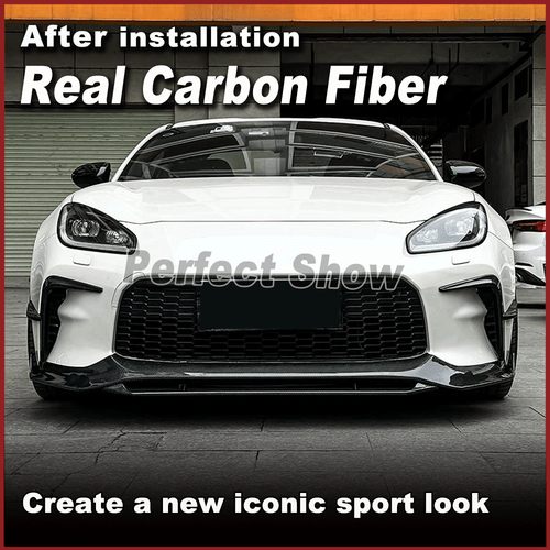 Carbon Frontlippe Front Spoilerschwert Ansatz Spoiler Für TOYOTA GR86 2022-2023 - Picture 2 of 10
