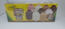 Crayola Colors of the World Washable Project Paint 10 paint Bottles 2oz each