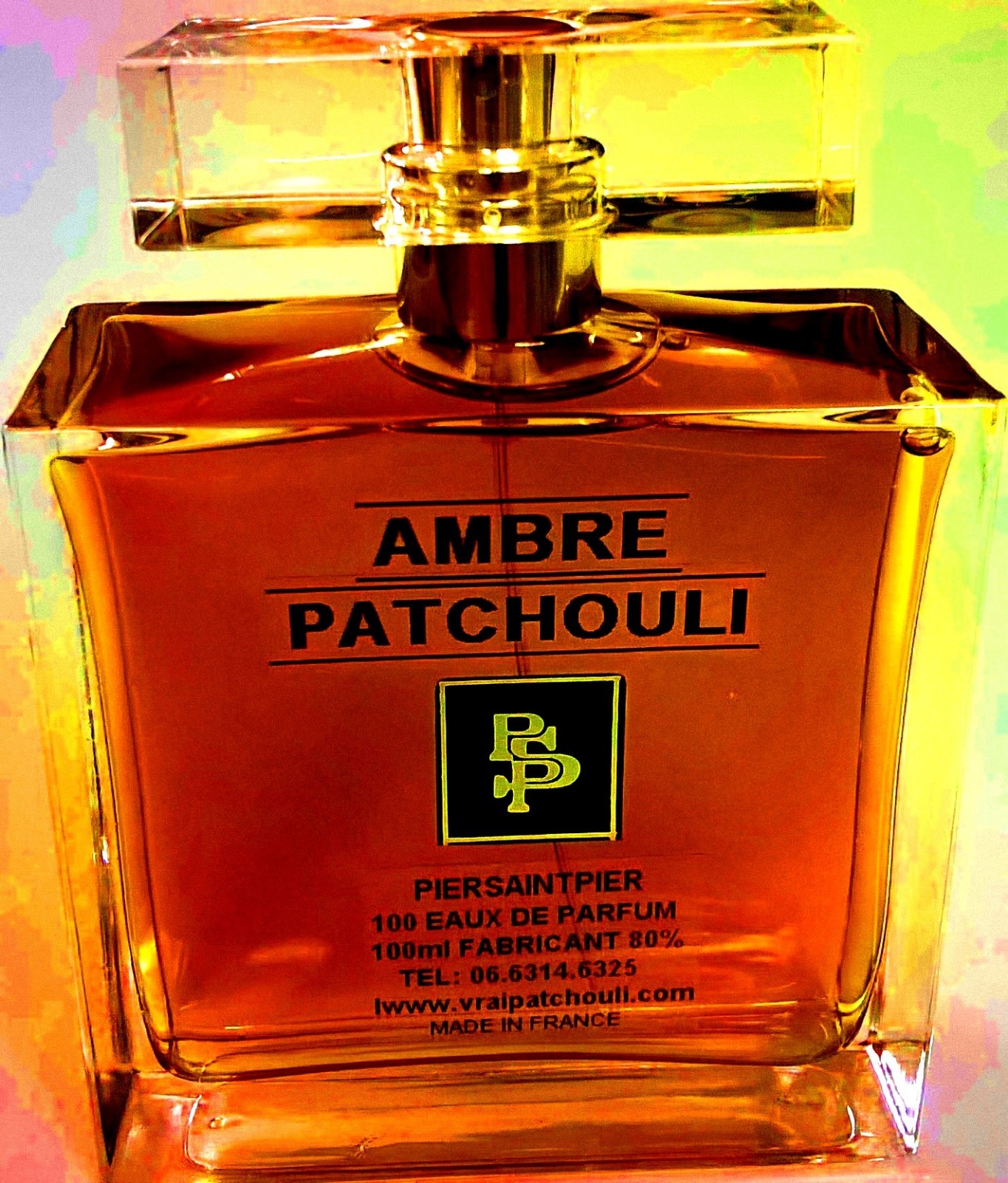 Ambre patchouli fort eau de parfum pour vos soirées d'hiver sillage 100ml