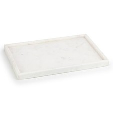 Marble Stone Vanity Tray, Bathroom Make up Countertop Storage Decorative Tray