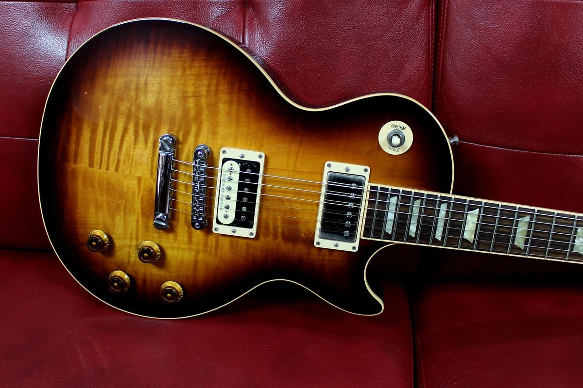 Gibson Les Paul Standard Slash Conversion Guitar 2012 USA Tobacco