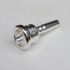 Genuine S.E. Shires American Classic Silver Large Shank Trombone Mouthpiece, 5G