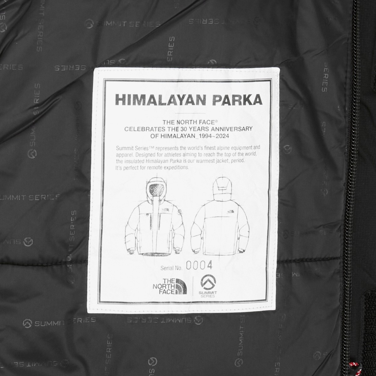 The North Face Korea HIMALAYAN 30TH BLACK ANNIVERSARY PARKA ASIAN