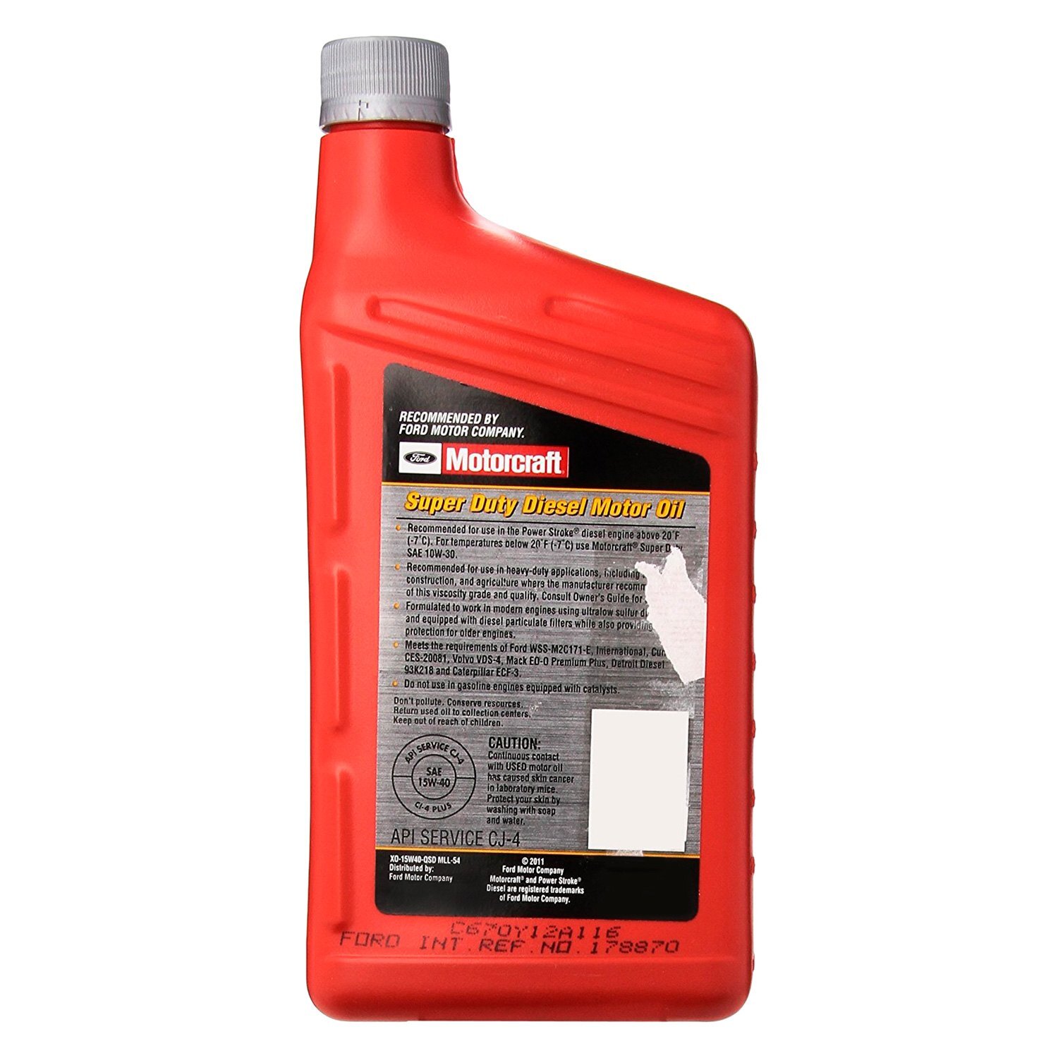 Motorcraft SAE 5W-40 Motor Oil, 1.25 Gallons