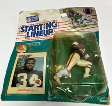 1988 Starting Lineup SLU KEVIN MACK CLEVELAND BROWNS RARE Kenner Regional Tough