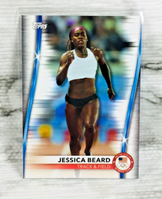 2020 TOPPS U.S. OLYMPIC & PARALYMPIC #67 JESSICA BEARD (TRACK & FIELD)