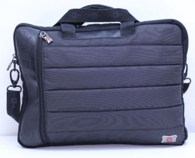 Porte-documents - Serviette - Le Noir - Cuir véritable - Sac à