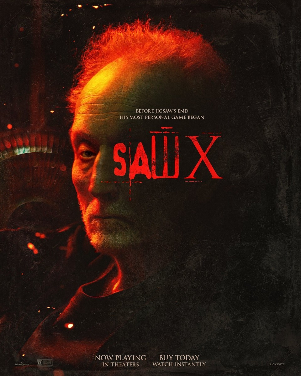 2023 Saw X Movie Poster 11X17 Horror Jigsaw Tobin Bell Shawnee