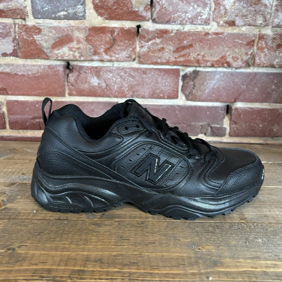 New Balance 623 Zapatos de Cuero Negro para Tripulaciones Caminar Talla 8.5D Antideslizantes Foto 4 de 4