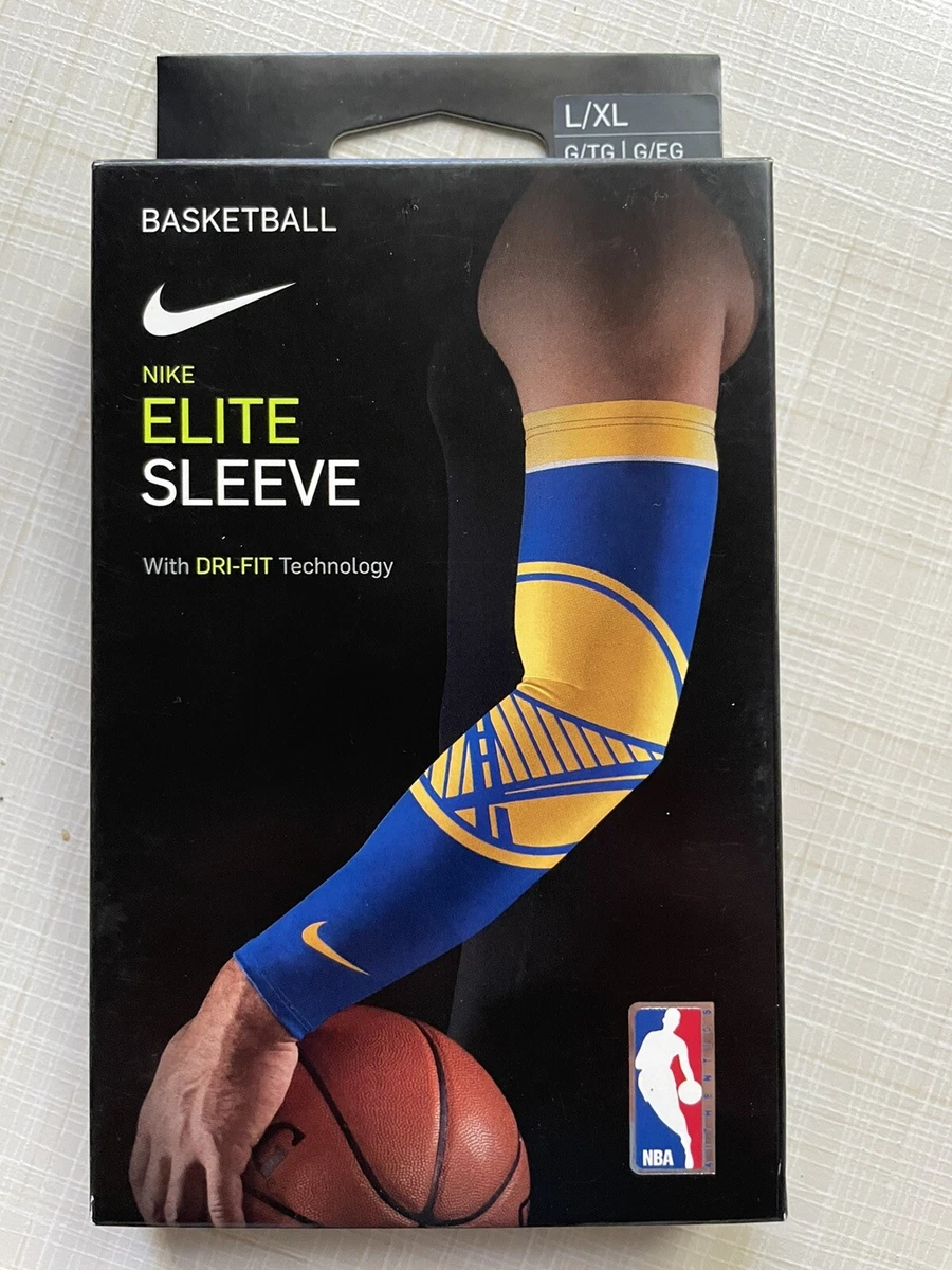 Sz L/XL Nike ELITE NBA Golden State Warriors Shooting Sleeve Dri