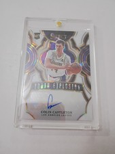 2023-24 Panini Select Youth Explosion Silver Colin Castleton Rookie RC AUTO #CTL