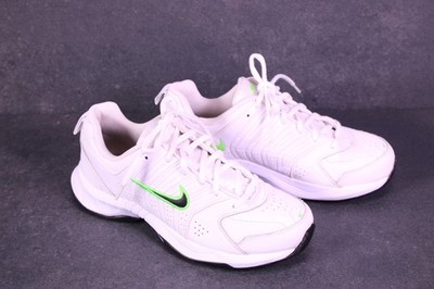 Nike Sneaker T-Lite 9 Damen Sportschuhe Gr. 36,5 weiß  Leder Kunstleder BS821