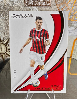 Panini 2024-25 Immaculate Collection Christian Pulisic AC Milan #2 38/70