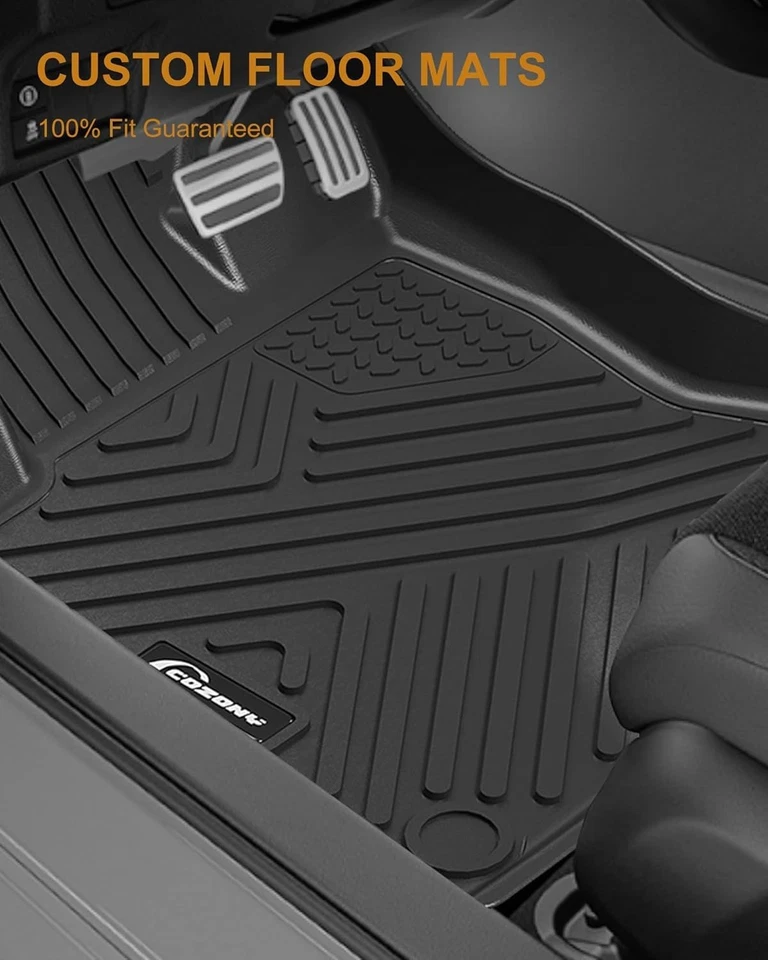 Fit for Toyota Highlander 2008-2013 7-Seater TPE Floor Mats All-Weather Foto 3 de 4