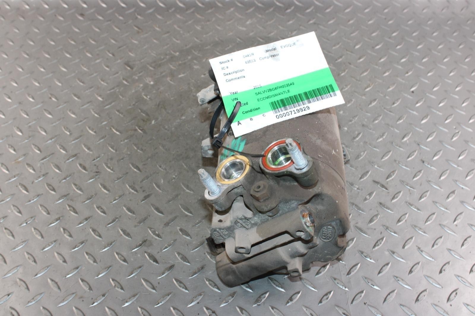 12-17 EVOQUE Engine Motor Air Conditioning Compressor Pump Unit OEM Factory OE