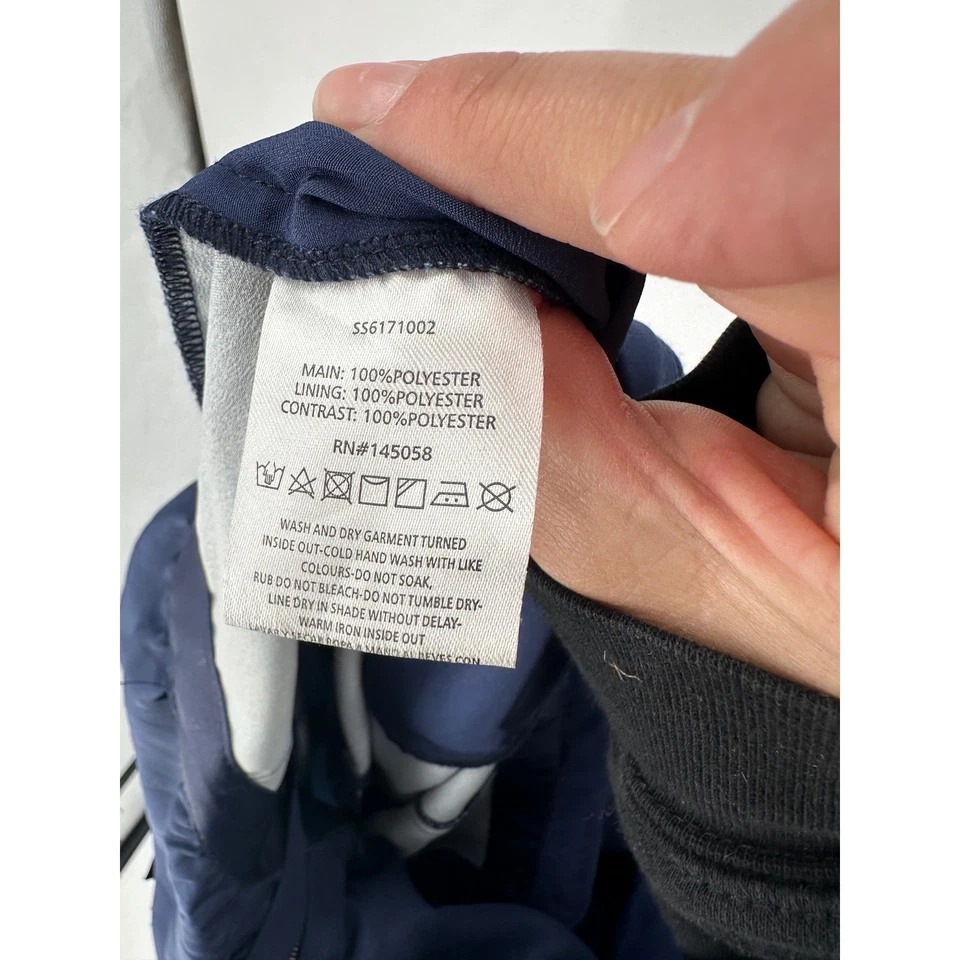 Mini Vestido Asimétrico STYLESTALKER Azul Estampado Bandana Cuello Halter Talla M Foto 4 de 4