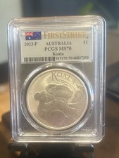 2023 Koala 1oz Silver PCGS, Perth Mint9999, delivered 30 days of initial release