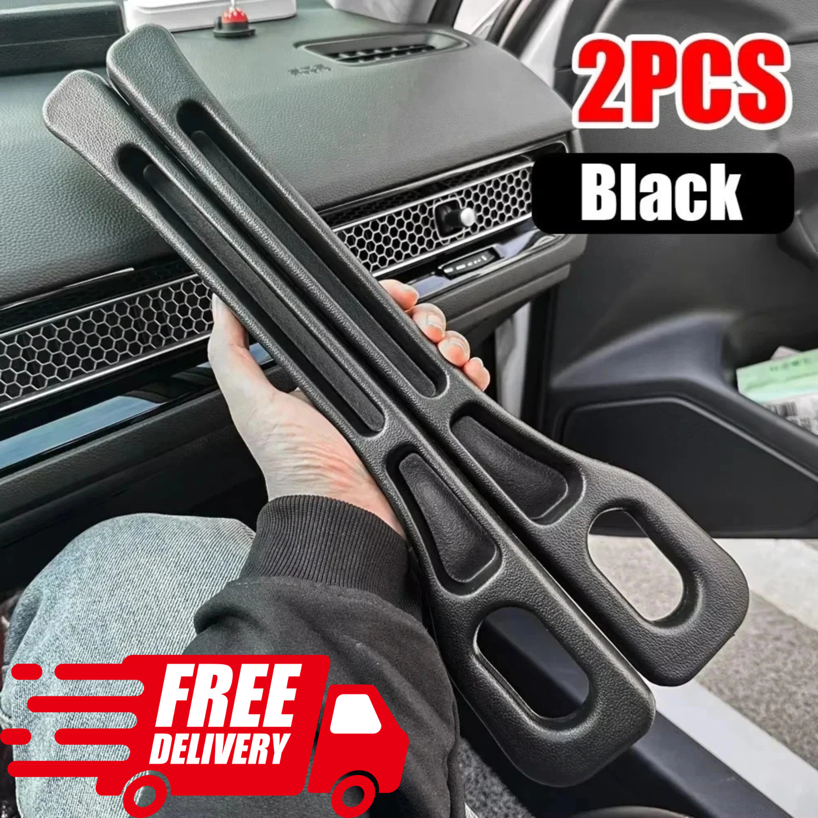 2 PCS Car Seat Gap Filler Organizer with Phone Holder-Upgrade Version Car Seat