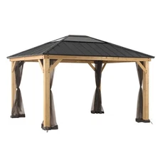 Universal Mosquito Netting for 13 × 15 ft Wood Framed Gazebos