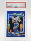 PUKA NACUA 2023 DONRUSS OPTIC RATED ROOKIE HYPER BLUE #238 RAMS PSA 10 Q7217-5