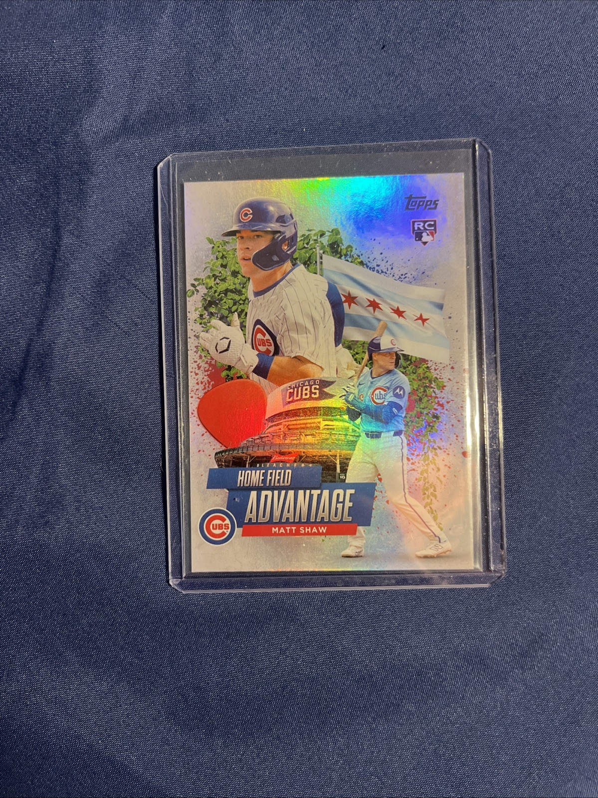 2025 Topps Chrome Update Matt Shaw Home Field Advantage RC
