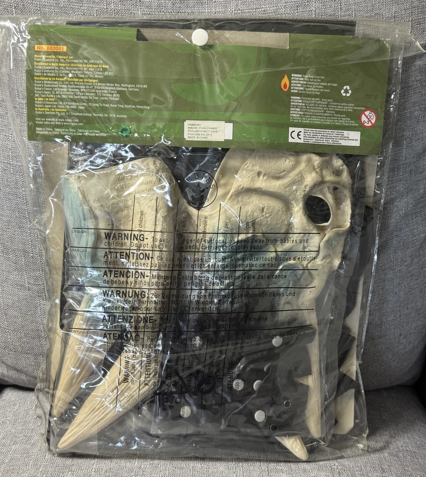 Disfraz Rubie’s Punk Zombie Niños Grande RU882061LG #85 Foto 3 de 4