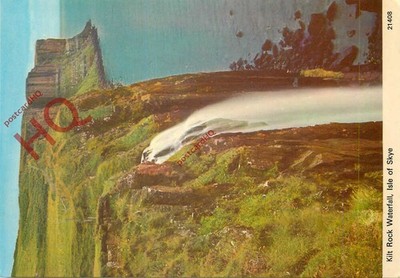Ansichtskarte>>Skye, Kilt Rock Wasserfall