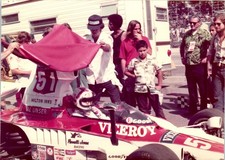 1970s Al Unser Sr Viceroy Parnelli Jones Racing Indy Car Pits Vintage Photo