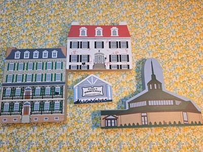 Cat's Meow Lot 4 Ellicott City & Frederick, Maryland Buildings & Delaware Sign