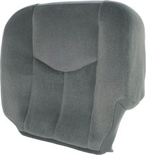 Automotive Driver Side Bottom Cloth Gray for 2003-2007 GMC Sierra Seat Cover
