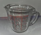 VTG Fire-King #498 Anchor Hocking 2 Cup Pint Glass Measuring Cup D Handle USA