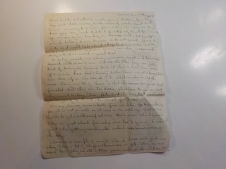 WW1 Letter 1918 Soldier Cosne France World War One WWI Army 85th Division War