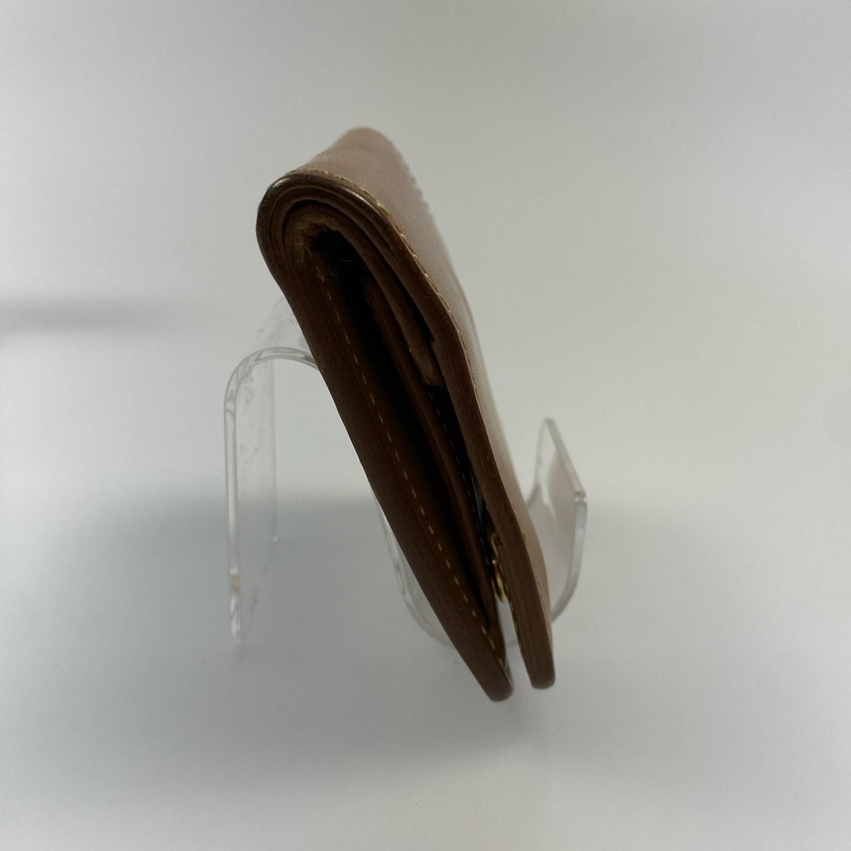 Wild Swans Bifold Wallet Leather Brown Used 8.5x10.5cm Japan | eBay
