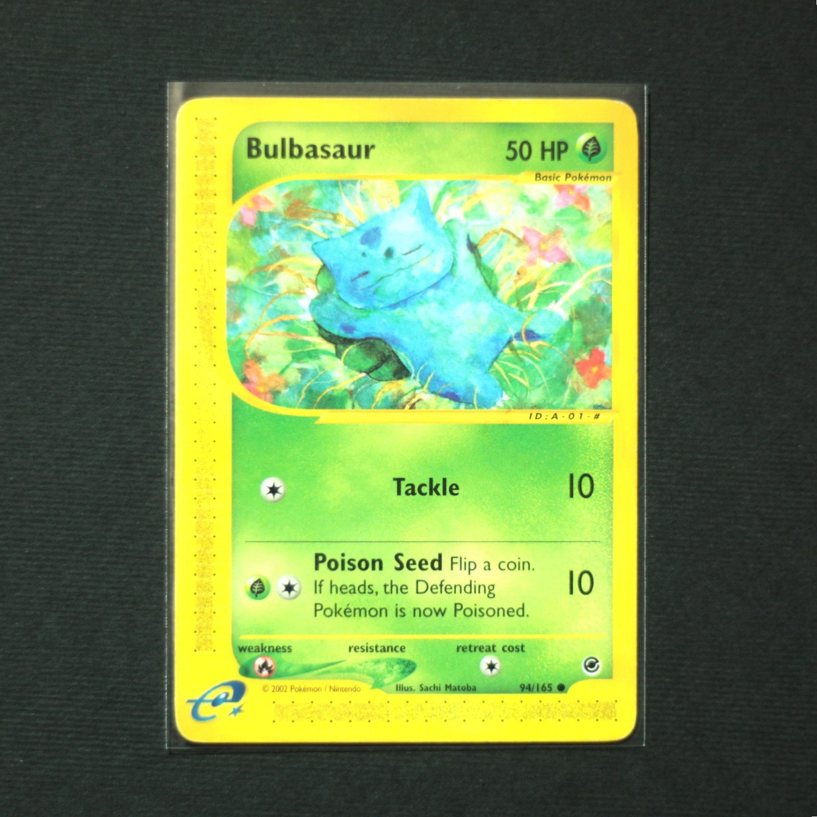 Pokèmon Bulbasaur 2002 Expedition 94/165 Collection Vintage English NM/EXC