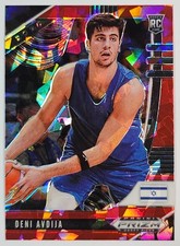 2020-21 Panini Prizm Crusade Deni Avdija #6 Red Cracked Ice ROOKIE Trail Blazers