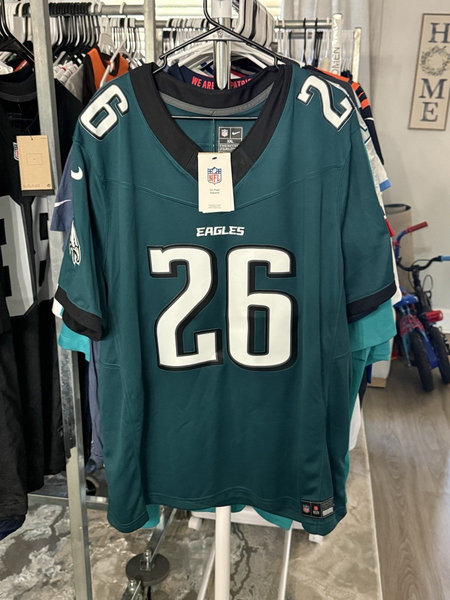 Men's 2XL Saquon Barkley Philadelphia Eagles Nike Vapor F.U.S.E.