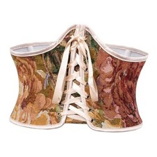 Corset Belt for Women Renaissance Lace up Floral Wide Waist Belts 10 Red Floral