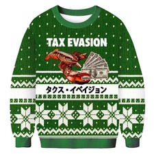Tax Evasion Christmas Ugly Sweatshirt