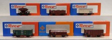 Roco HO Assorted Freight Cars: 46130, 46280, 47302, 47277, 46822, 4389B [6] LN
