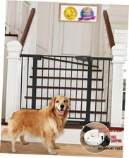 30-46" Baby Gate for Stairs, Auto Close Dog Gate for 30"-46" W x 30.5" H Black