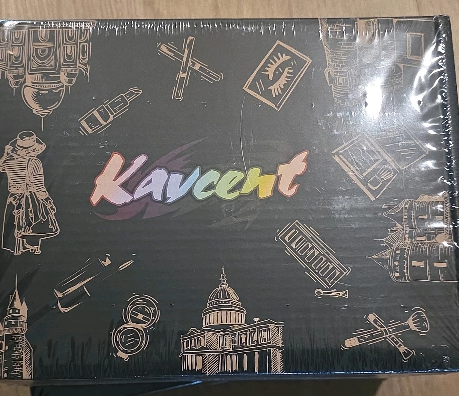 Kavcent All In One Makeup Kit Lipstick Eyeshadow Compact Brush Eyeliner