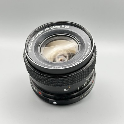 Konica Hexanon AR 28 mm / F3,5 die letzte 7-linsige Ausführung