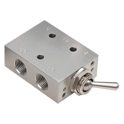 ARO M211LS Manual Air Control Valve, Toggle, Gray 3NB19