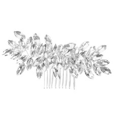 Crystal Bridal Headpiece Rhinestone Hair Comb Wedding Hair Pieces for Women