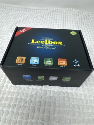 Leelbox Q1Pro Android TV Box 4K Media Hub Streaming YouTube Netflix TV Wi-Fi NEW