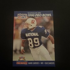 1990 Pro Set - Pro Bowl Mark Carrier #384