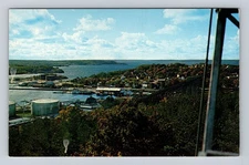 Parry Sound ON-Ontario Canada, Scenic View Of The Harbour Vintage Postcard