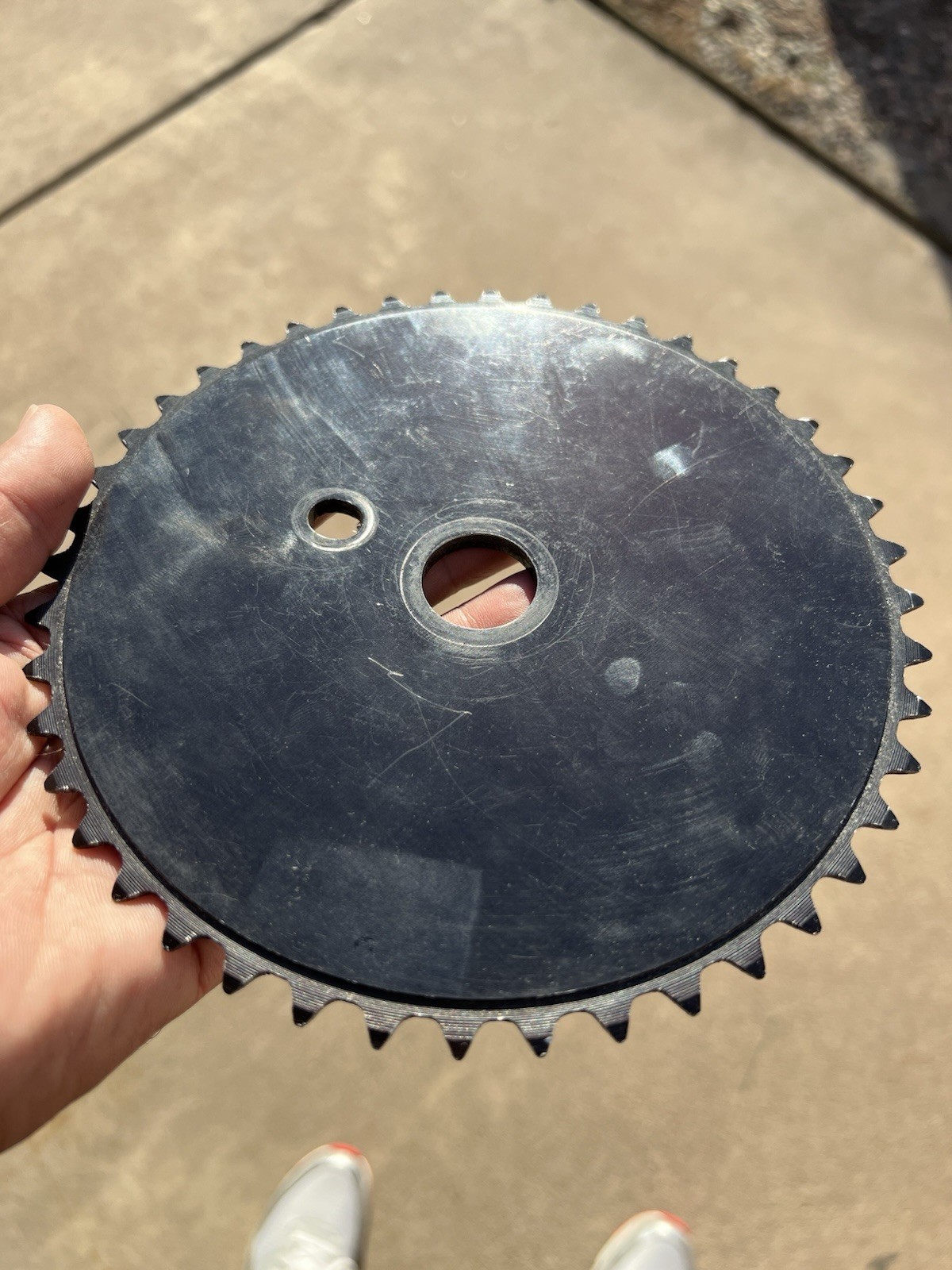 Fishbone FLY DISC 44T Chain Wheel 7075 Aluminum Alloy BMX FISHBONE LOGO